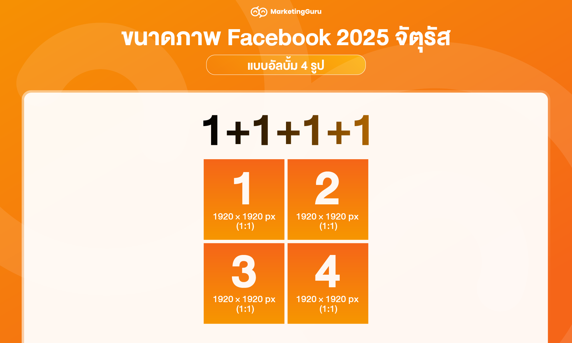 ขนาดภาพ Facebook