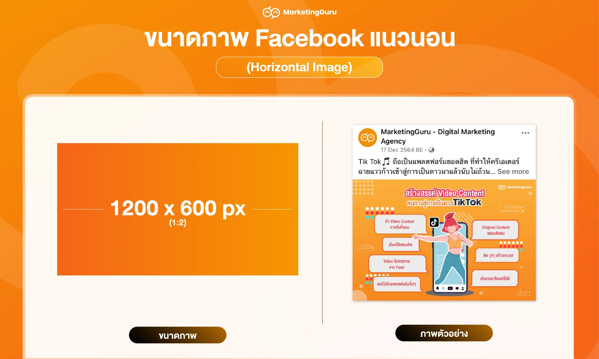 ขนาดภาพ Facebook